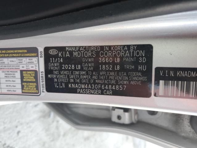 2015 KIA RIO LX - KNADM4A30F6484857