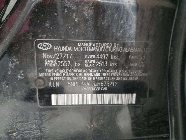 2018 HYUNDAI SONATA SE - 5NPE24AF3JH675212