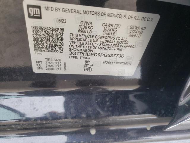 2023 GMC SIERRA C15 - 3GTPHDED0PG337736