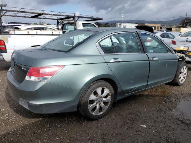 HONDA ACCORD EXL 2008 turquoise  gas 1HGCP36838A047313 photo #4