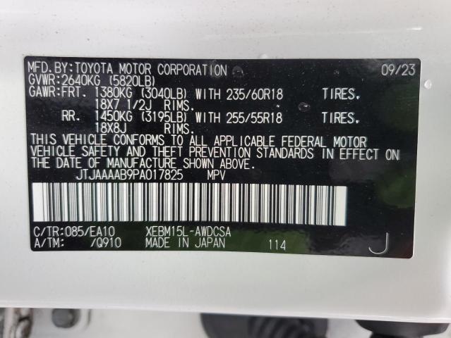 2023 LEXUS RZ 450E JTJAAAAB9PA017825