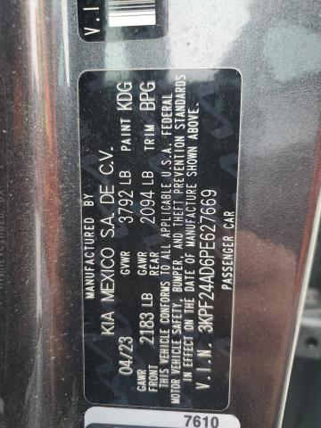 2023 KIA FORTE LX - 3KPF24AD6PE627669