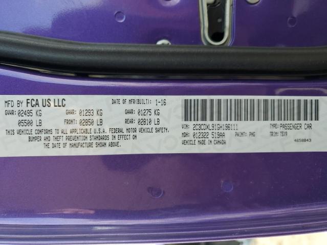 2016 DODGE CHARGER SR 2C3CDXL91GH196111