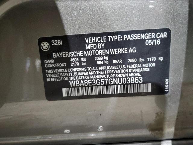 2016 BMW 328 XI SUL - WBA8E3G57GNU03863