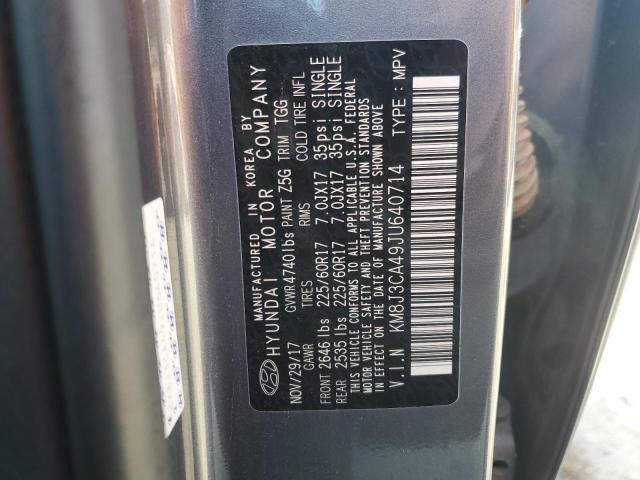 2018 HYUNDAI TUCSON SEL - KM8J3CA49JU640714