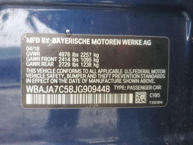 2018 BMW 530 XI - WBAJA7C58JG909448