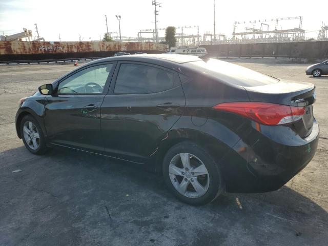 HYUNDAI ELANTRA GL 2012 black  gas KMHDH4AE5CU324646 photo #3