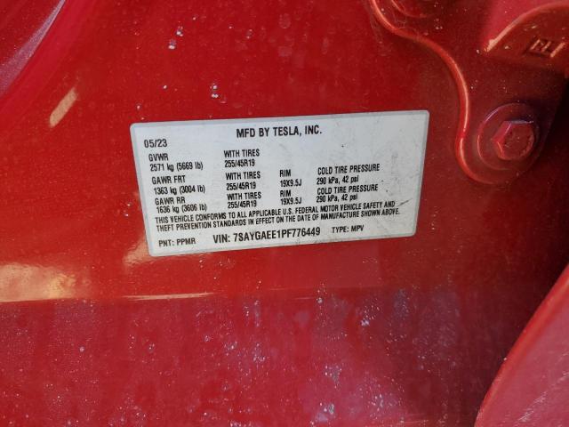 2023 TESLA MODEL Y - 7SAYGAEE1PF776449