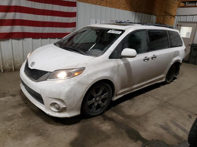 TOYOTA SIENNA SE 2017 white  gas 5TDXZ3DCXHS800212 photo #1