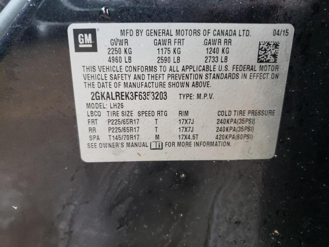 2015 GMC TERRAIN SL - 2GKALREK3F6353203