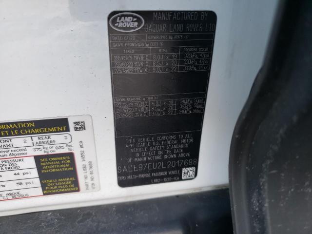 2020 LAND ROVER DEFENDER 1 SALE97EU2L2017688