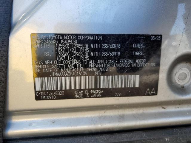 2023 TOYOTA BZ4X XLE JTMAAAAA0PA016105