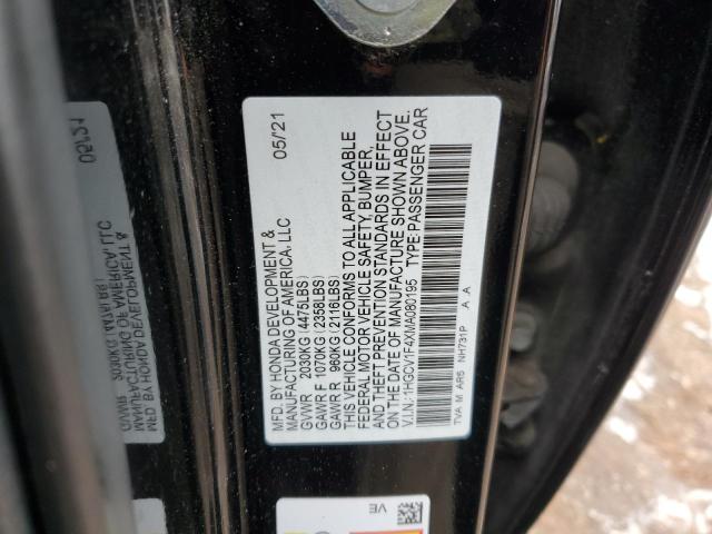 2021 HONDA ACCORD SPO - 1HGCV1F4XMA080195