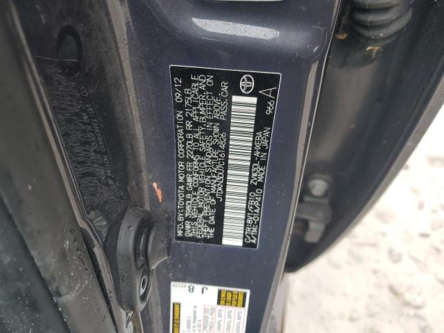 2012 TOYOTA PRIUS - JTDKN3DU7C1614826