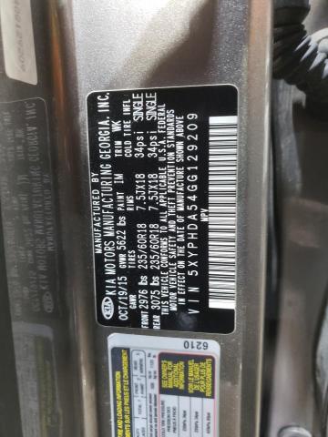 2016 KIA SORENTO EX - 5XYPHDA54GG129209