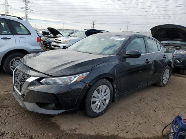 NISSAN SENTRA S 2022 black  gas 3N1AB8BV0NY210359 photo #1