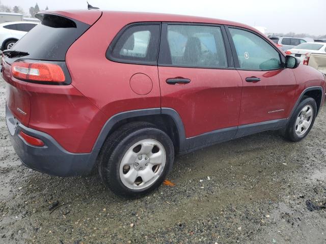 JEEP CHEROKEE S 2015 red 4dr spor gas 1C4PJLAB4FW525579 photo #4