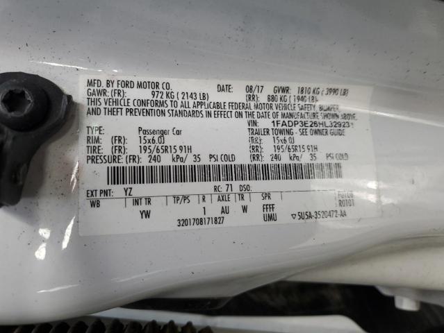 2017 FORD FOCUS S - 1FADP3E26HL329231