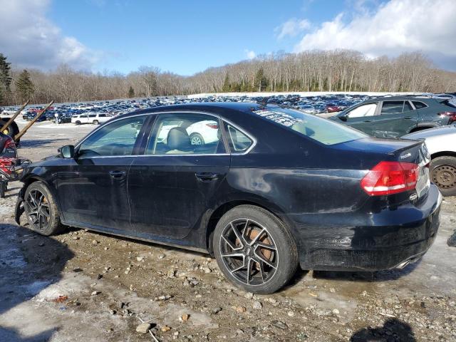 VOLKSWAGEN PASSAT SE 2015 black  diesel 1VWBV7A33FC031632 photo #3