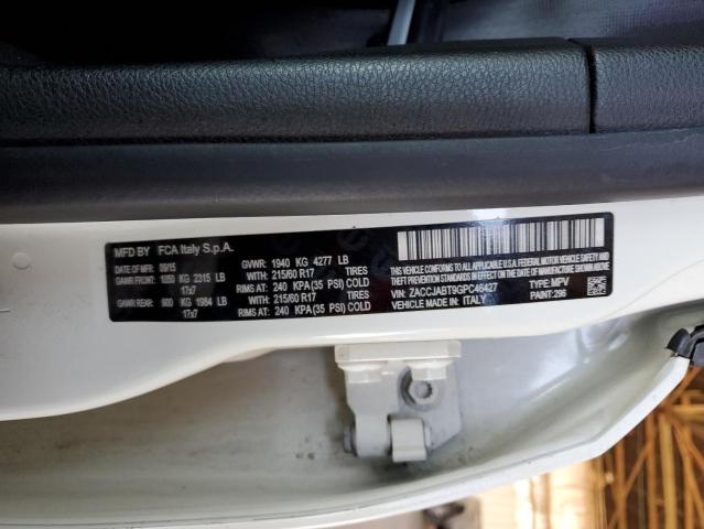 2016 JEEP RENEGADE L - ZACCJABT9GPC46427