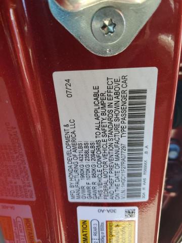 2024 HONDA ACCORD LX - 1HGCY1F27RA077297