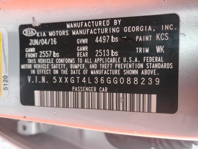 2016 KIA OPTIMA LX - 5XXGT4L36GG088239