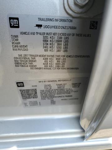 1GCUYEED1NZ176884 2022 CHEVROLET ALL Models