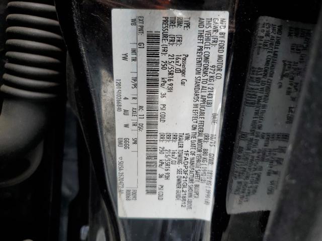 2016 FORD FOCUS SE 1FADP3F21GL218812