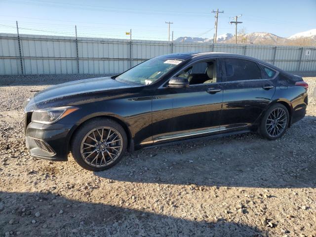 GENESIS G80 SPORT 2018 black  gas KMHGN4JB9JU271815 photo #1