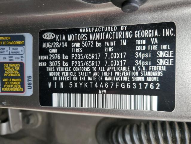 2015 KIA SORENTO LX - 5XYKT4A67FG631762