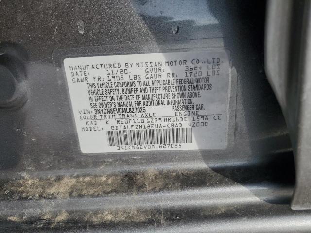 2021 NISSAN VERSA SV - 3N1CN8EV0ML827025