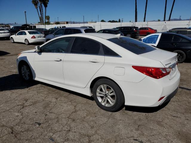 HYUNDAI SONATA GLS 2014 white sedan 4d gas 5NPEB4AC0EH928837 photo #3