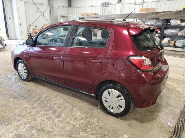 MITSUBISHI MIRAGE 2021 burgundy  gas ML32AUHJ4MH010552 photo #3