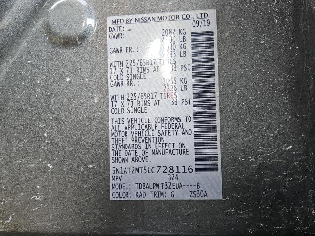 5N1AT2MT5LC728116 2020 NISSAN ROGUE