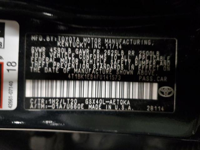 2015 TOYOTA AVALON XLE 4T1BK1EB4FU141573