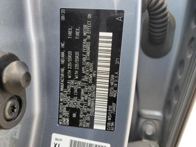 2020 TOYOTA HIGHLANDER - 5TDDZRBH1LS047487