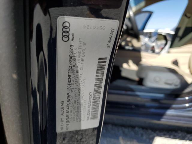 2018 AUDI A4 PREMIUM - WAUDNAF46JN010097