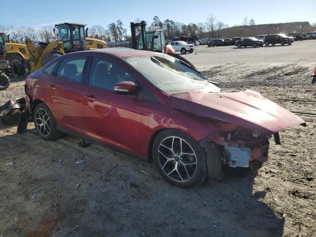 Vin: 1fadp3h28hl337195, lot: 47122485, ford focus sel 20174