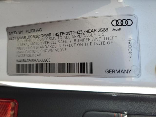 2021 AUDI S4 PREMIUM WAUB4AF46MA065803
