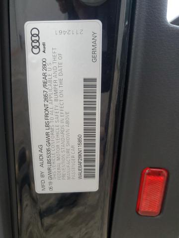 2019 AUDI A6 PREMIUM - WAUE8AF26KN115850