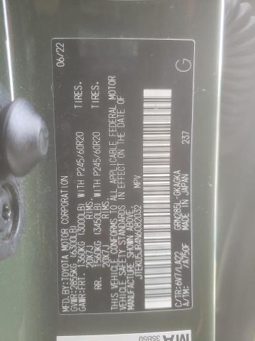 2022 TOYOTA 4RUNNER LI JTEKU5JR4N6082032