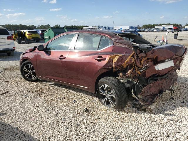 NISSAN SENTRA SV 2021 burgundy  gas 3N1AB8CV9MY271240 photo #3