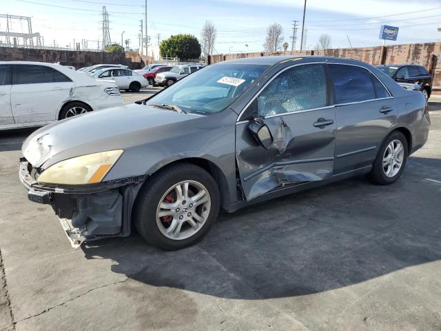 HONDA ACCORD EX 2007 gray  gas JHMCM56857C000062 photo #1
