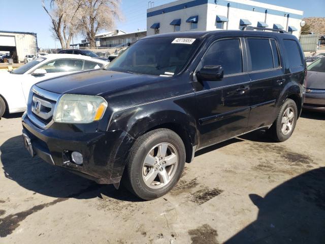 HONDA PILOT EXL 2009 black  gas 5FNYF385X9B022699 photo #1