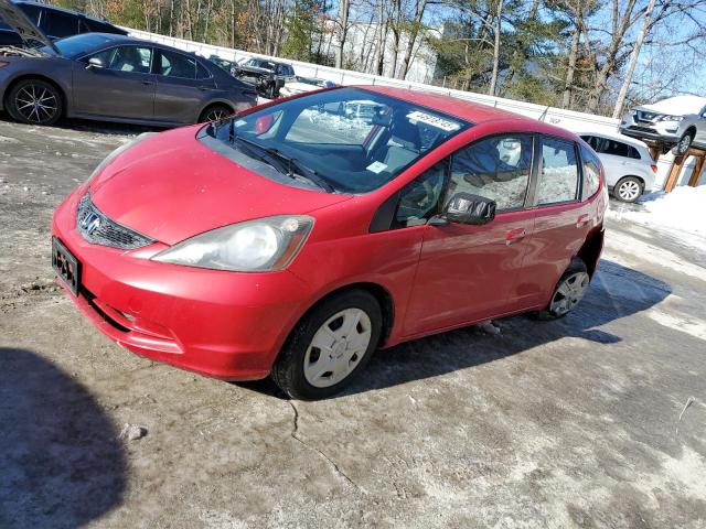 HONDA FIT 2013 red  gas JHMGE8H30DC061347 photo #1