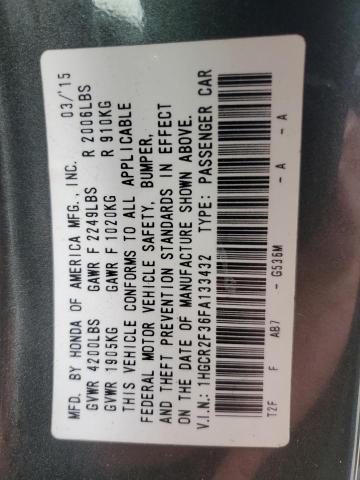 2015 HONDA ACCORD LX - 1HGCR2F36FA133432