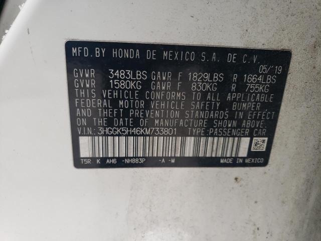 2019 HONDA FIT LX - 3HGGK5H46KM733801