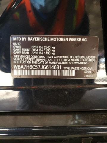 2018 BMW M760 XI WBA7H6C57JG614681