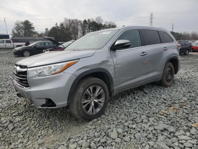 TOYOTA HIGHLANDER 2015 silver  gas 5TDKKRFH7FS110117 photo #1