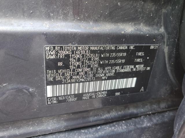 2021 TOYOTA RAV4 XLE P - 2T3A1RFV2MW228513